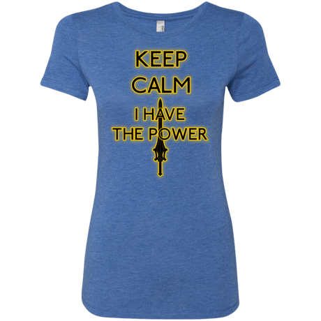 T-Shirts Vintage Royal / Small Keep have the Power Women's Triblend T-Shirt