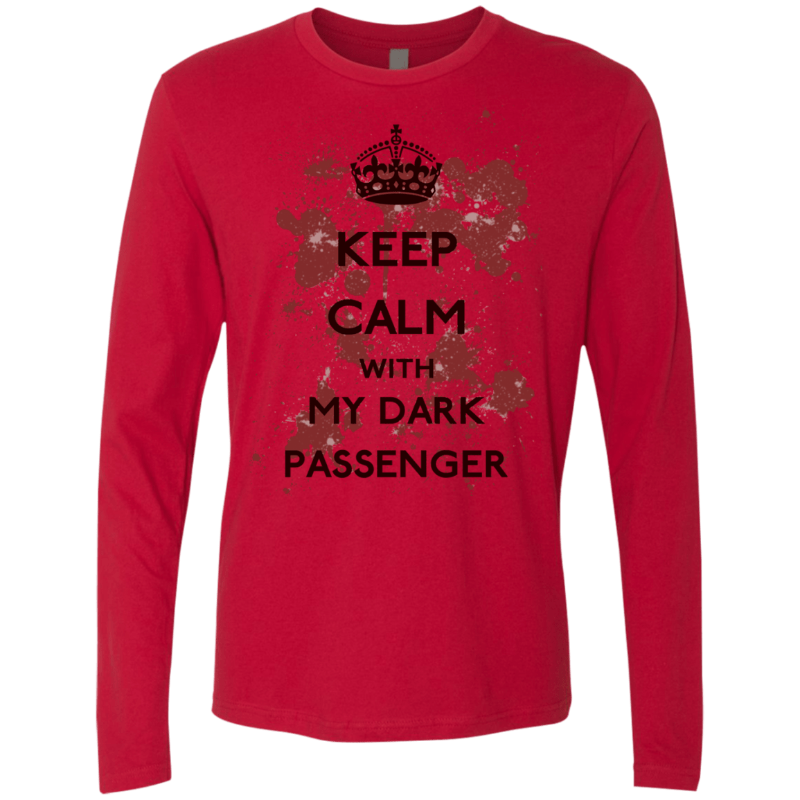 T-Shirts Red / Small Keep passenger Men's Premium Long Sleeve