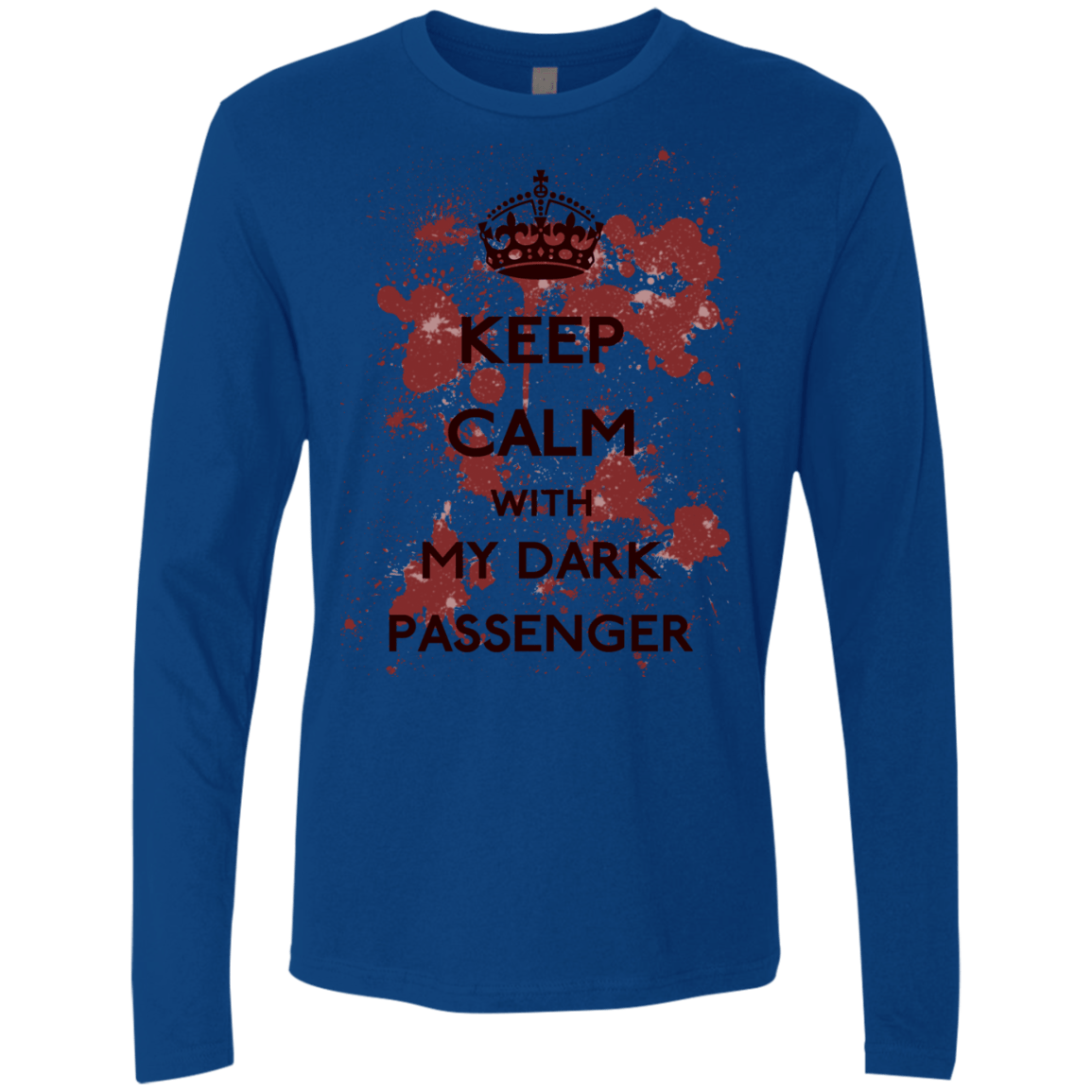 T-Shirts Royal / Small Keep passenger Men's Premium Long Sleeve