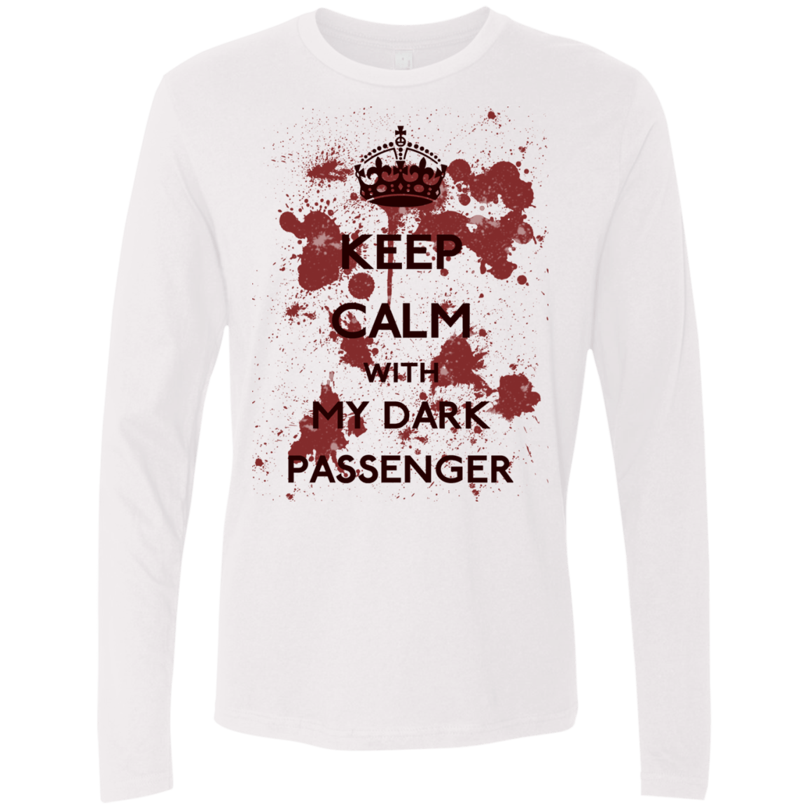 T-Shirts White / Small Keep passenger Men's Premium Long Sleeve