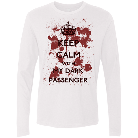 T-Shirts White / Small Keep passenger Men's Premium Long Sleeve