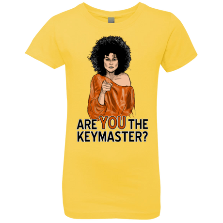 T-Shirts Vibrant Yellow / YXS Keymaster Girls Premium T-Shirt