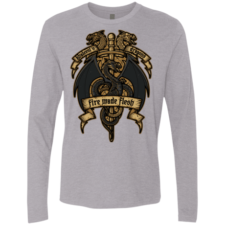 T-Shirts Heather Grey / Small KHALEESIS DRAGONS Men's Premium Long Sleeve