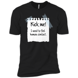 T-Shirts Black / YXS Kick Me Boys Premium T-Shirt