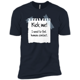 T-Shirts Midnight Navy / YXS Kick Me Boys Premium T-Shirt