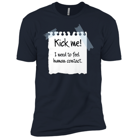 T-Shirts Midnight Navy / YXS Kick Me Boys Premium T-Shirt