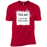 T-Shirts Red / YXS Kick Me Boys Premium T-Shirt