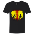 T-Shirts Black / X-Small Kill Bill Silhouettes Men's Premium V-Neck