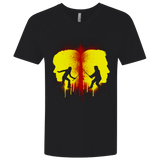 T-Shirts Black / X-Small Kill Bill Silhouettes Men's Premium V-Neck