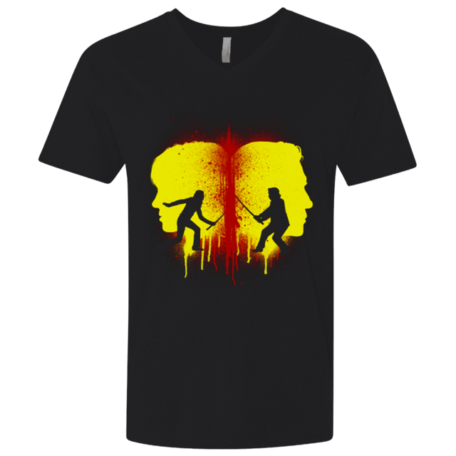 T-Shirts Black / X-Small Kill Bill Silhouettes Men's Premium V-Neck