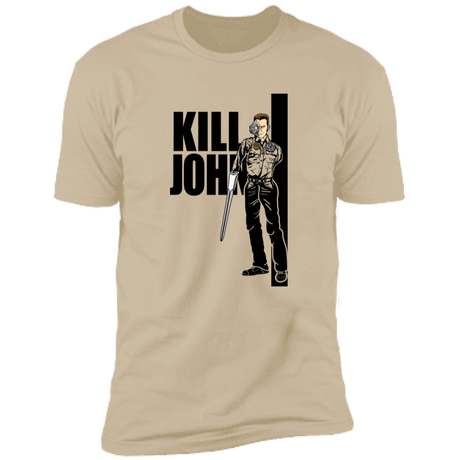 T-Shirts Sand / S Kill John Men's Premium T-Shirt