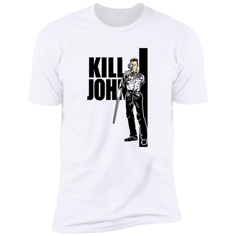 T-Shirts White / S Kill John Men's Premium T-Shirt