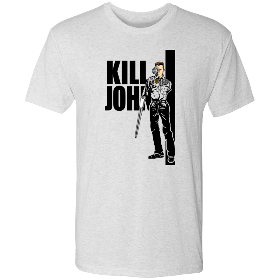 T-Shirts Heather White / S Kill John Men's Triblend T-Shirt