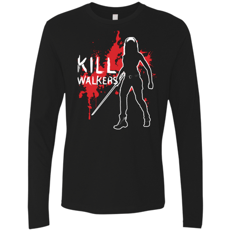 T-Shirts Black / Small Kill Walkers (sword) Men's Premium Long Sleeve