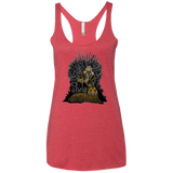 T-Shirts Vintage Red / X-Small King and Tiger Women's Triblend Racerback Tank