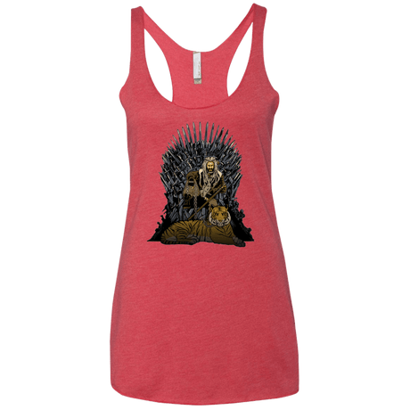 T-Shirts Vintage Red / X-Small King and Tiger Women's Triblend Racerback Tank
