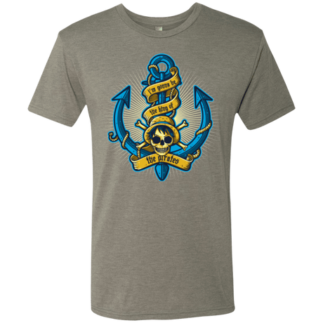 T-Shirts Venetian Grey / Small KING OF PIRATES Men's Triblend T-Shirt