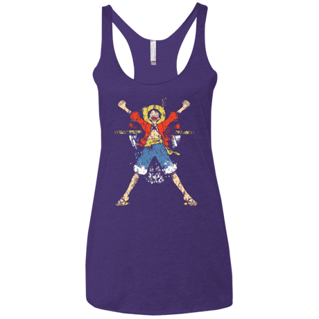 T-Shirts Purple / X-Small King of Pirates Women's Triblend Racerback Tank