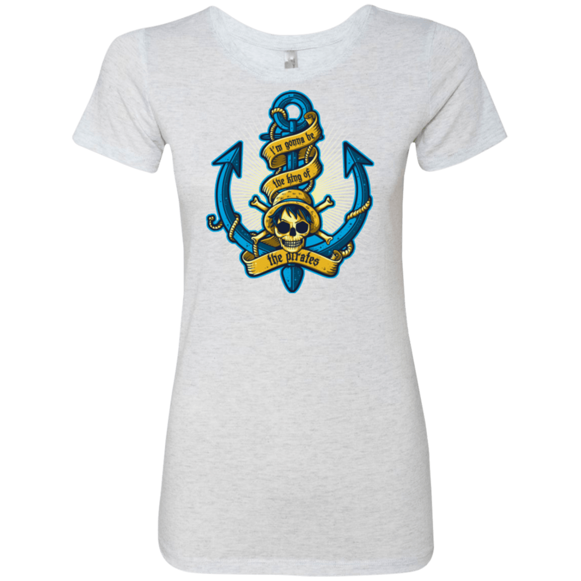 T-Shirts Heather White / Small KING OF PIRATES Women's Triblend T-Shirt