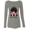 T-Shirts Venetian Grey / Small King on Throne Women's Triblend Long Sleeve Shirt