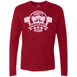 T-Shirts Cardinal / Small Kirbys Grocery Store Men's Premium Long Sleeve