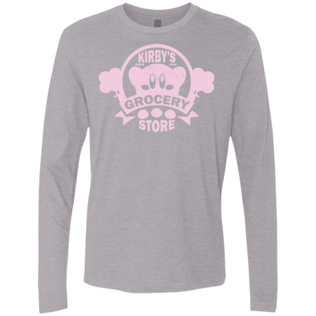 T-Shirts Heather Grey / Small Kirbys Grocery Store Men's Premium Long Sleeve