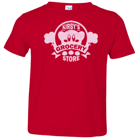 T-Shirts Red / 2T Kirbys Grocery Store Toddler Premium T-Shirt