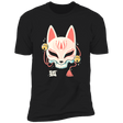 T-Shirts Black / X-Small Kitsune Skull Men's Premium T-Shirt