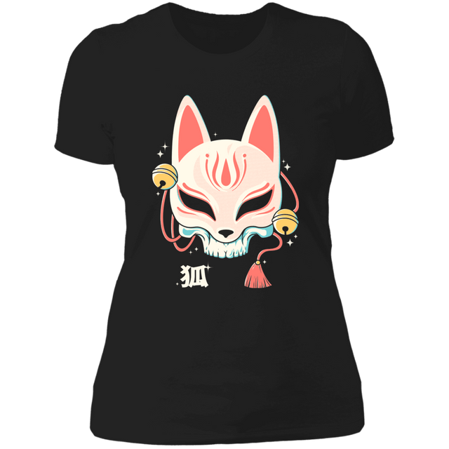 T-Shirts Black / X-Small Kitsune Skull Women's Premium T-Shirt