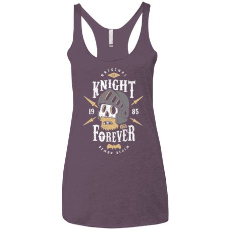 T-Shirts Vintage Purple / X-Small Knight Forever Women's Triblend Racerback Tank