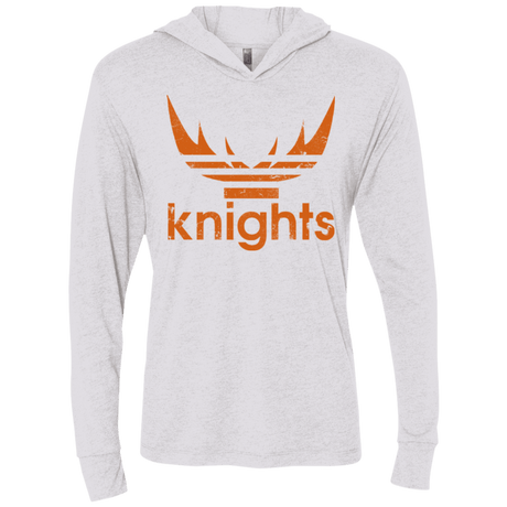 T-Shirts Heather White / X-Small Knights Triblend Long Sleeve Hoodie Tee