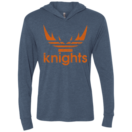 T-Shirts Indigo / X-Small Knights Triblend Long Sleeve Hoodie Tee
