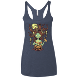 T-Shirts Vintage Navy / X-Small Knotty Nightmare Women's Triblend Racerback Tank