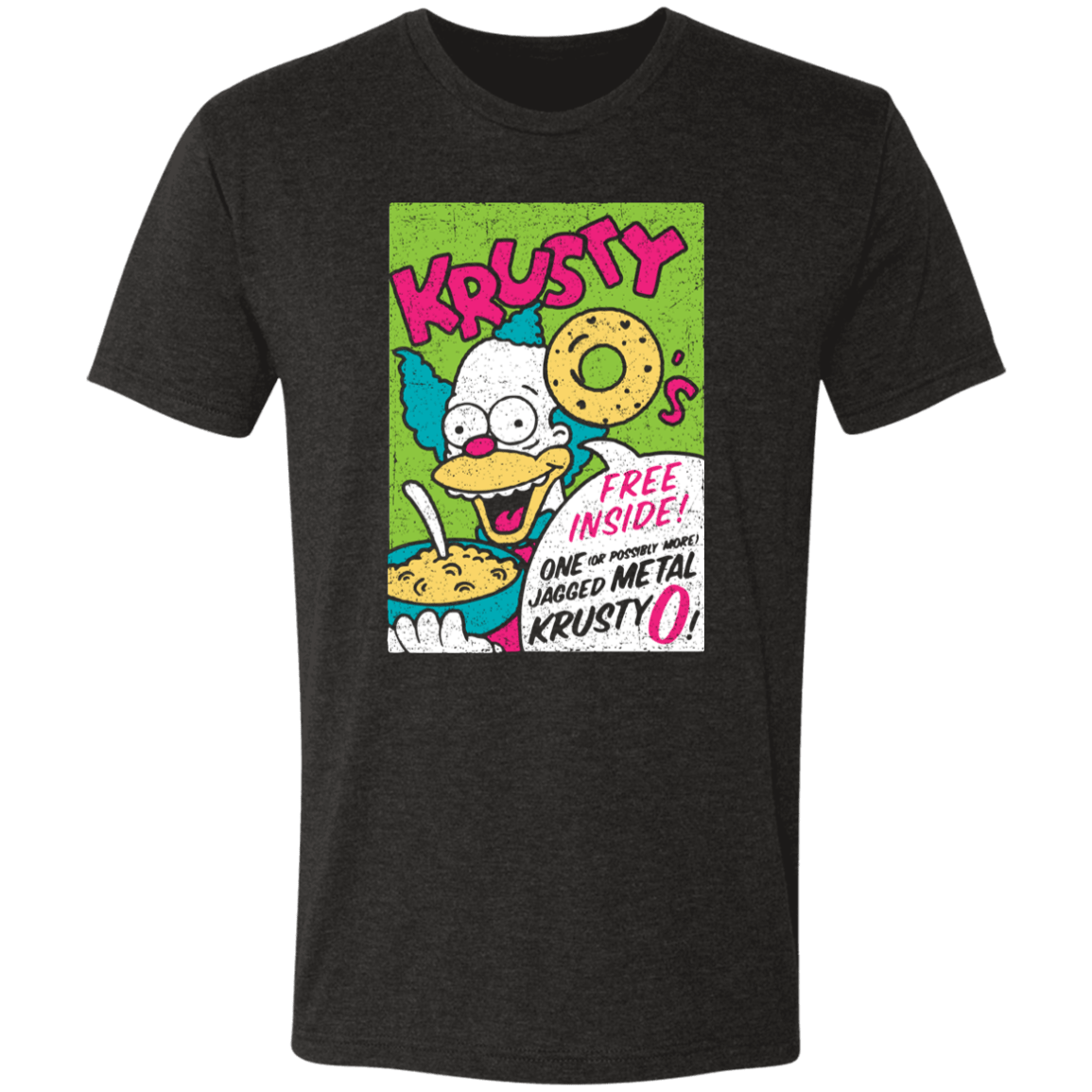 T-Shirts Vintage Black / S Krusty O's Men's Triblend T-Shirt