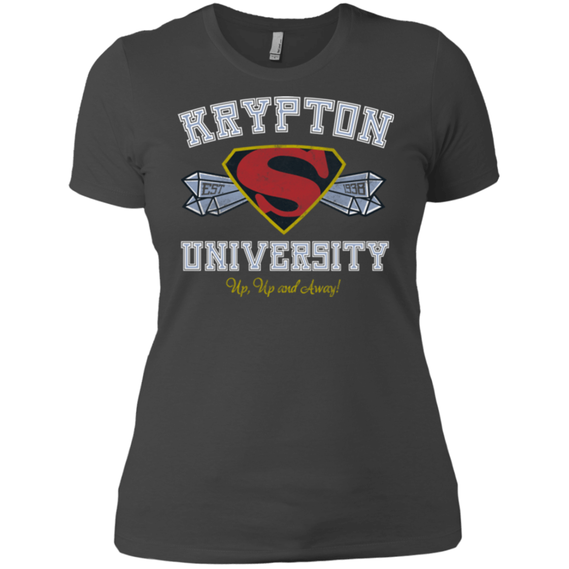 T-Shirts Heavy Metal / X-Small Krypton University Women's Premium T-Shirt