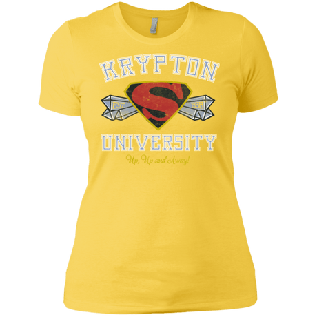 T-Shirts Vibrant Yellow / X-Small Krypton University Women's Premium T-Shirt