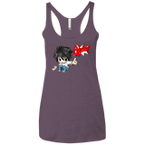 T-Shirts Vintage Purple / X-Small L Objection! Women's Triblend Racerback Tank