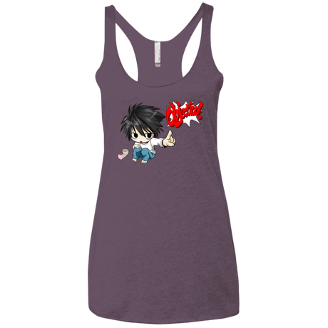 T-Shirts Vintage Purple / X-Small L Objection! Women's Triblend Racerback Tank