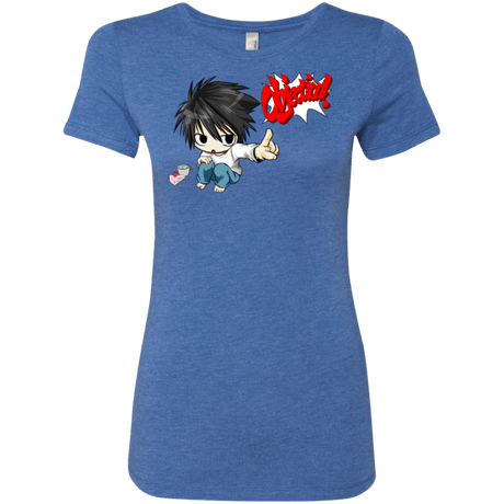 T-Shirts Vintage Royal / Small L Objection! Women's Triblend T-Shirt