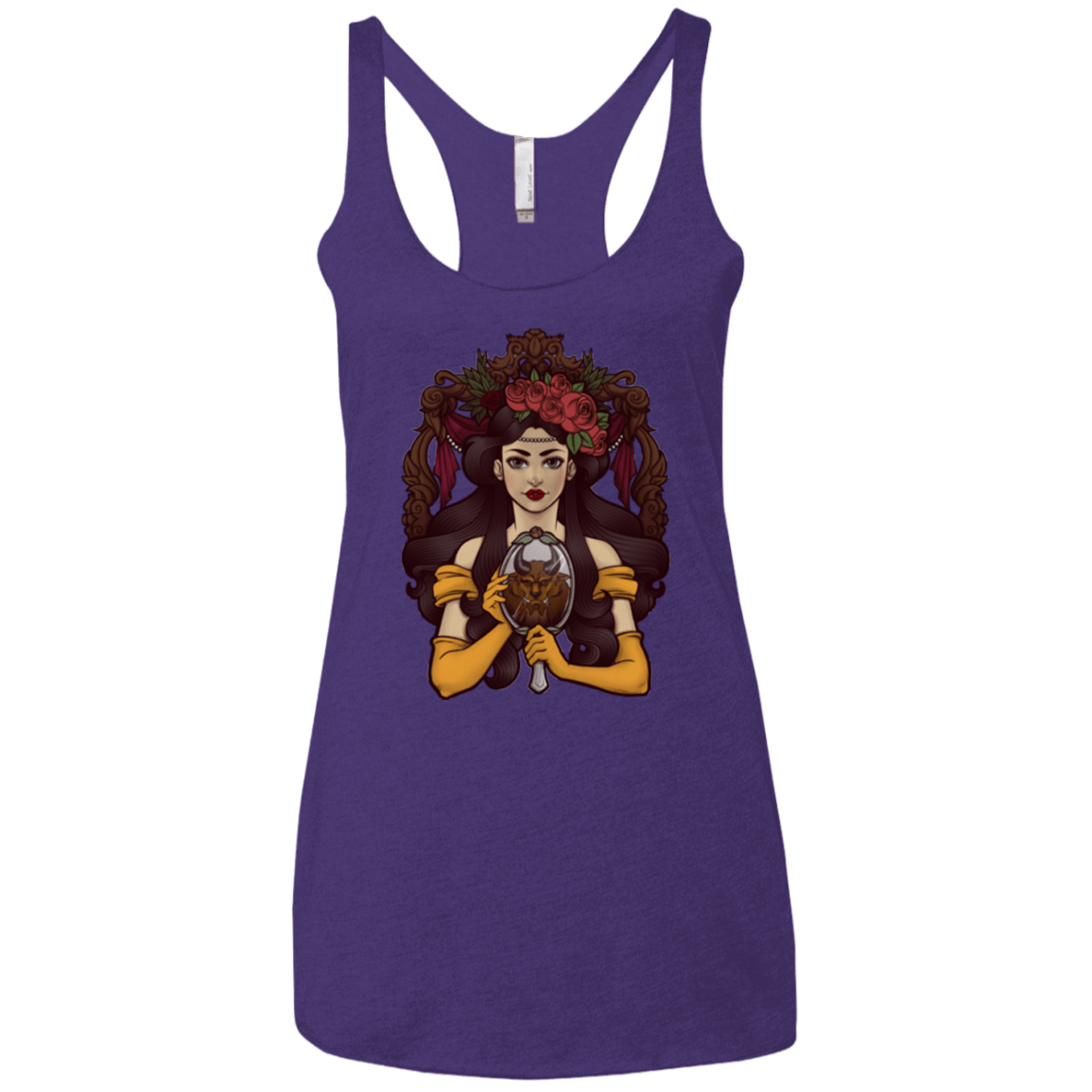 T-Shirts Purple / X-Small La Bete Women's Triblend Racerback Tank