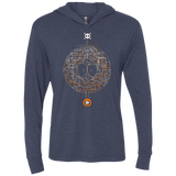 T-Shirts Vintage Navy / X-Small LABYRINTH OF DEATH Triblend Long Sleeve Hoodie Tee