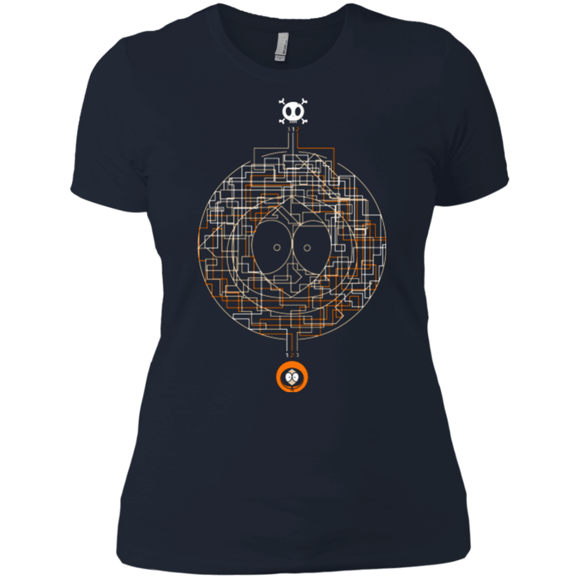 T-Shirts Midnight Navy / X-Small LABYRINTH OF DEATH Women's Premium T-Shirt