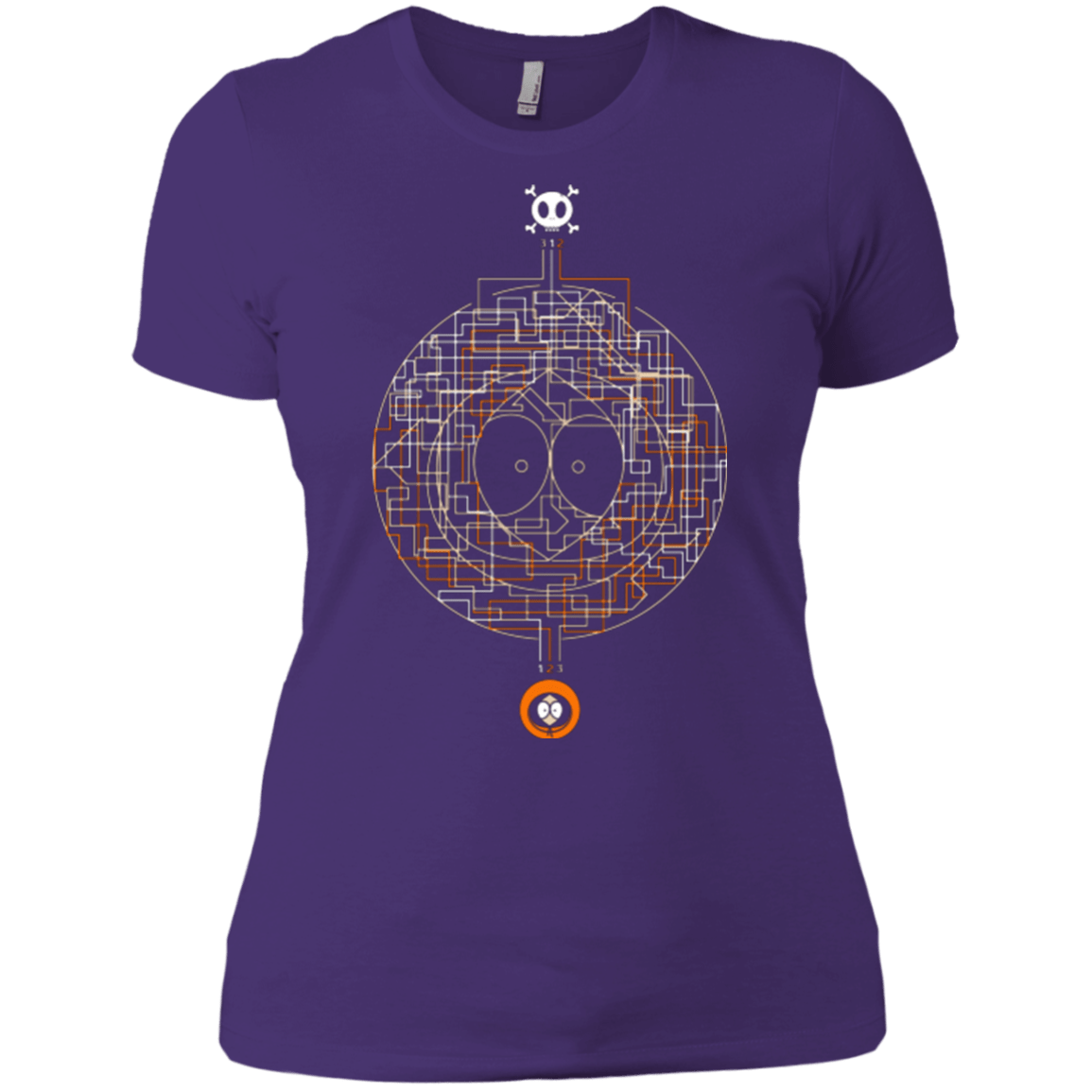T-Shirts Purple / X-Small LABYRINTH OF DEATH Women's Premium T-Shirt