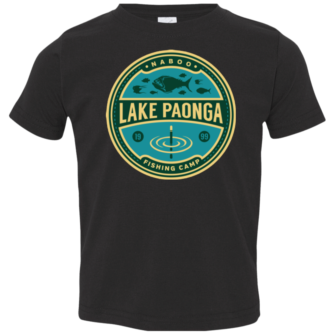 T-Shirts Black / 2T Lake Paonga Fishing Camp Toddler Premium T-Shirt