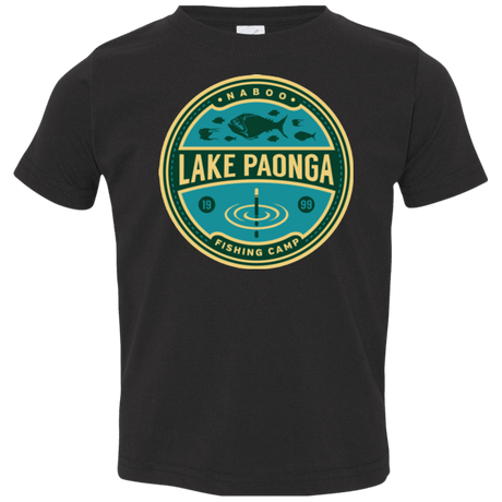 T-Shirts Black / 2T Lake Paonga Fishing Camp Toddler Premium T-Shirt