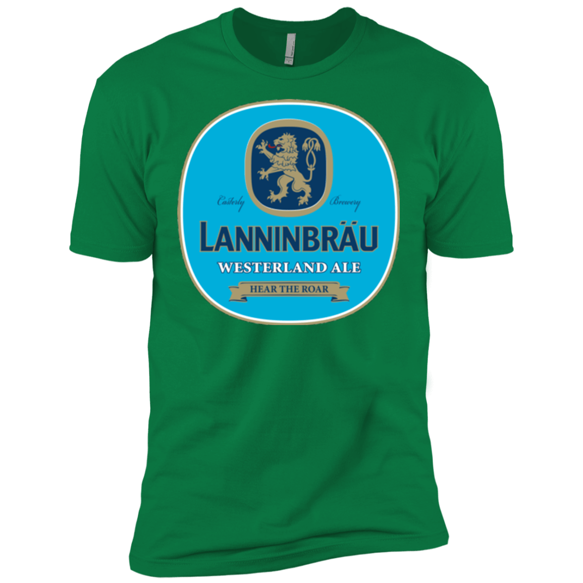 T-Shirts Kelly Green / X-Small Lanninbrau Men's Premium T-Shirt