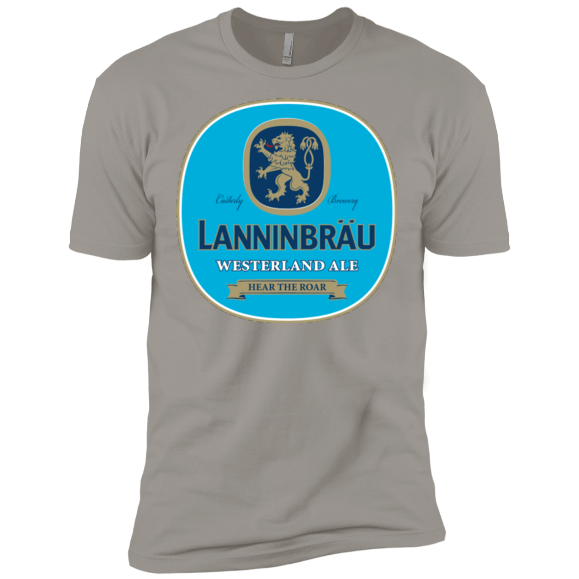 T-Shirts Light Grey / X-Small Lanninbrau Men's Premium T-Shirt