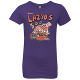 T-Shirts Purple Rush / YXS Lazyo's Girls Premium T-Shirt