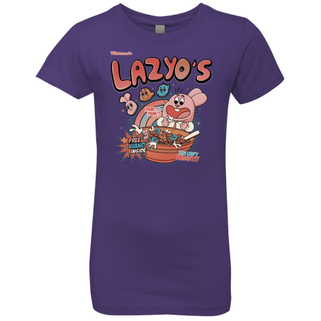 T-Shirts Purple Rush / YXS Lazyo's Girls Premium T-Shirt