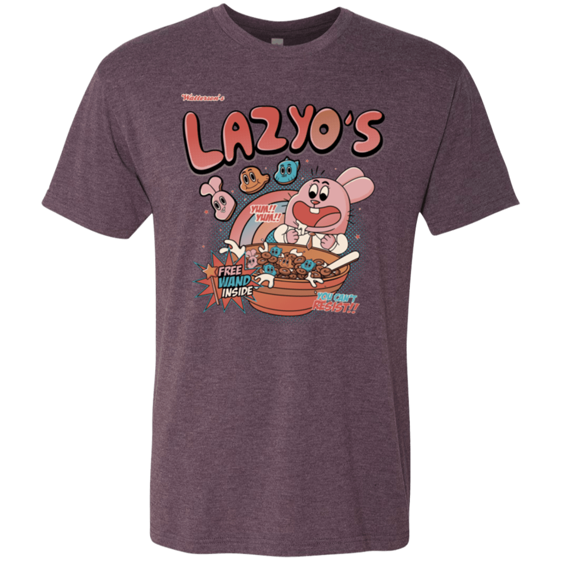 T-Shirts Vintage Purple / Small Lazyo's Men's Triblend T-Shirt